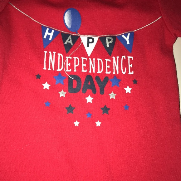 Infant’s Unisex Patriotic Onesie - Picture 2 of 5